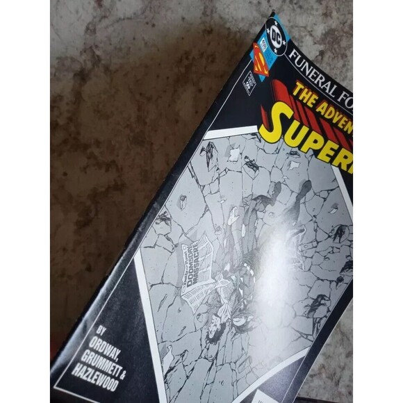 The Adventures Of Superman #498‎ Funeral For A Friend Pt. 1 VF DC Comics 1993 - Picture 4 of 8